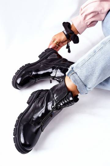   Aulinukai juodos spalvos batai Nobleford 2