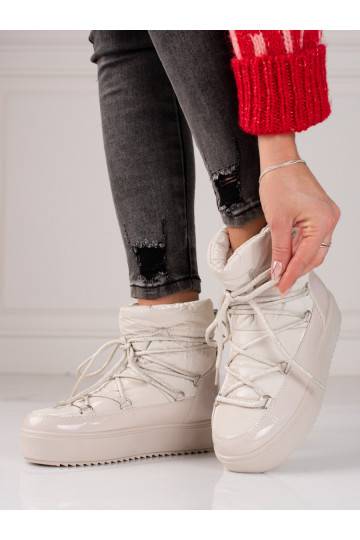 Moteriški sniego batai jasnosmėlio spalvos shelovet 2