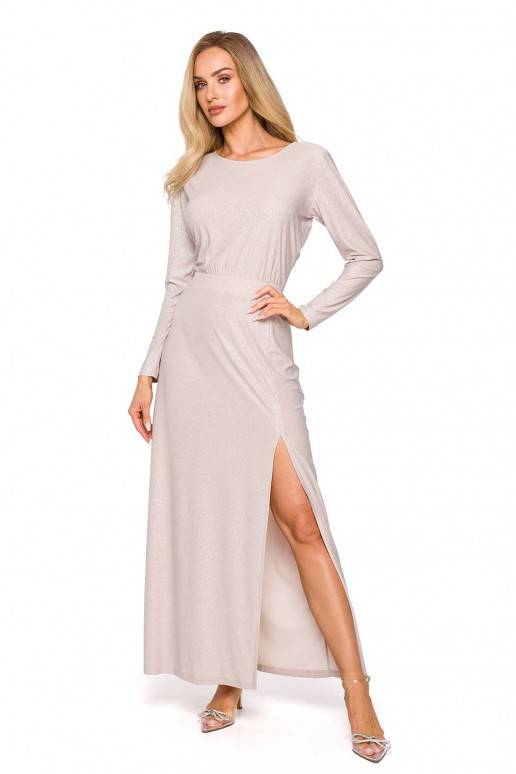 Smėlio salvos vakarinė suknelė Moe