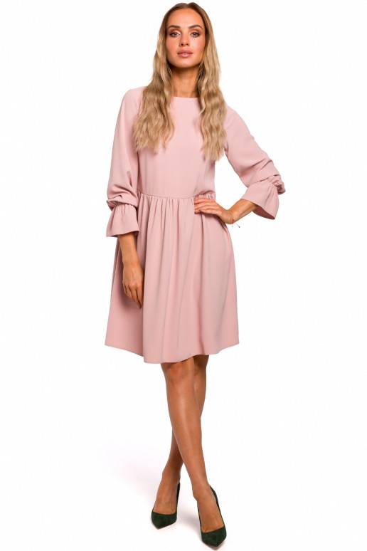 Rausva Suknelė modelis Moe