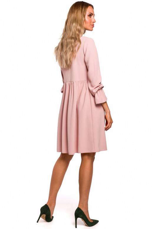 Rausva Suknelė modelis Moe