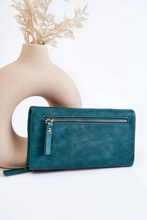 Moteriška Piniginė  su magnetiniu užsegimu Zielony Connes Moteriška Piniginė  su magnetiniu užsegimu Zielony Connes