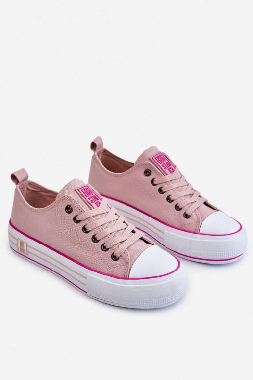   laisvalaikio batai su platforma Big Star LL274181 rožinės spalvos