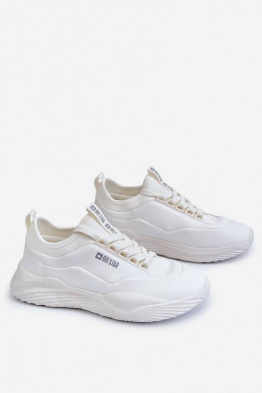  Sneakers modelio batai Memory Foam System Big Star LL274417 baltos spalvos