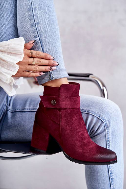   iš zomšos Aulinukai La.Fi 260041WI-SU raudonos spalvos