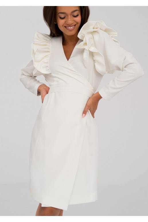 Donata - baltos spalvos MINI suknelė
