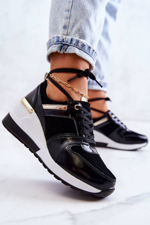   sportiniai bateliai su platforma Juodos ir-baltos spalvos Rayana