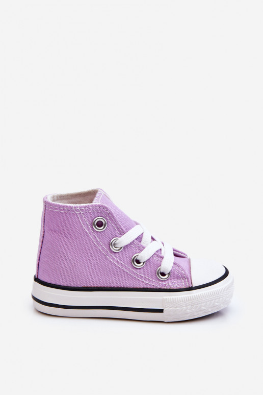 Vaikiški laisvalaikio batai su auliuku violetinės spalvos Filemon