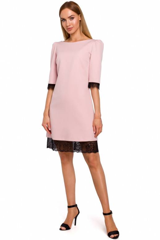 Suknelė su gipiūro detalėmis modelis Moe