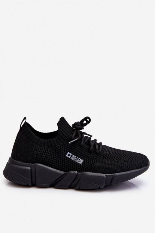   Lengvi Sneakers modelio batai Memory Foam System Big Star JJ274269 juodos spalvos