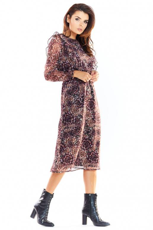 Kokteilinė Midi ilgios suknelė awama