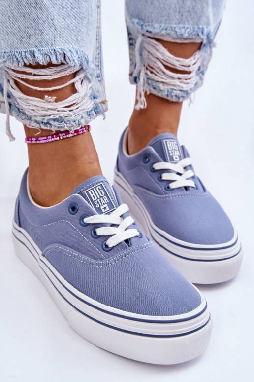   Sportbačiai su platforma Big Star LL274231 mėlynos spalvos