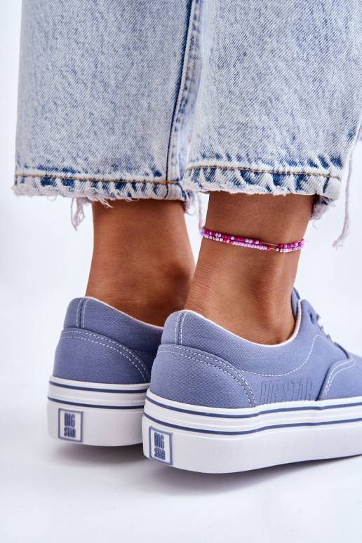   Sportbačiai su platforma Big Star LL274231 mėlynos spalvos