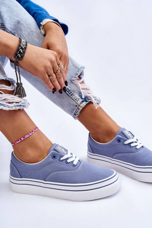   Sportbačiai su platforma Big Star LL274231 mėlynos spalvos