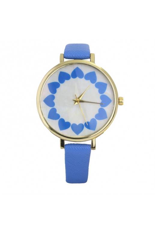 Laikrodis su širdelėmis Z230N mėlynos spalvos
