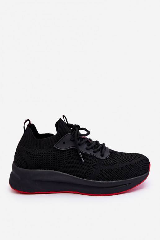  Įsispiriamo modelio Sneakers modelio batai Cross Jeans LL2R4032C juodos spalvos