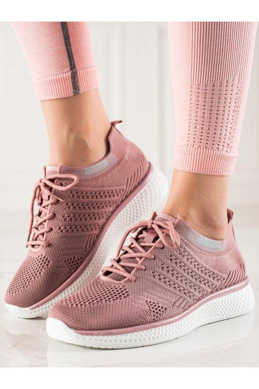su raišteliais sportiniai batai  Shelovet rožinės spalvos