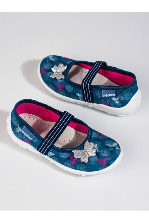 mėlynos spalvos pantofle dla dziewczynki Viggami Jenny