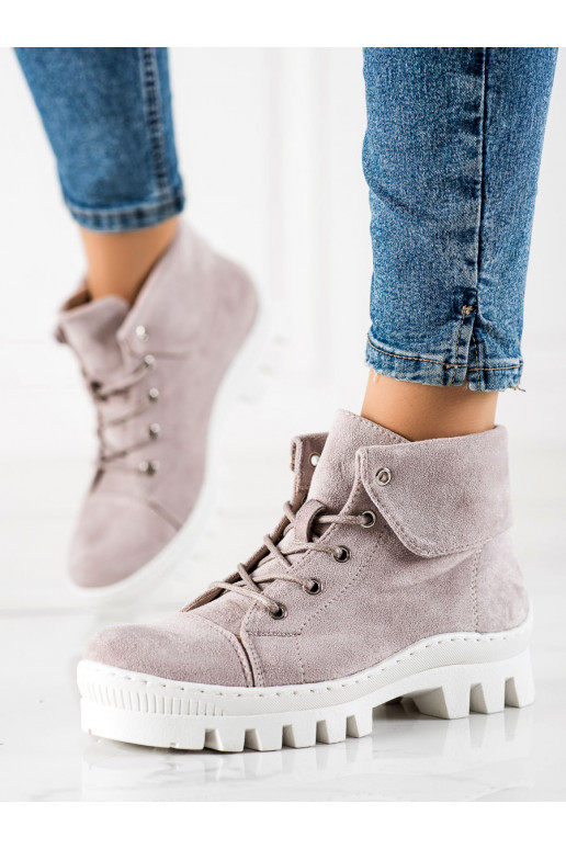 Violetinės spalvos aulinukai S.BARSKI 