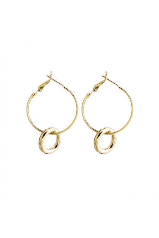 Kabantys apskritimo formos auskarai CELEBRITY K995