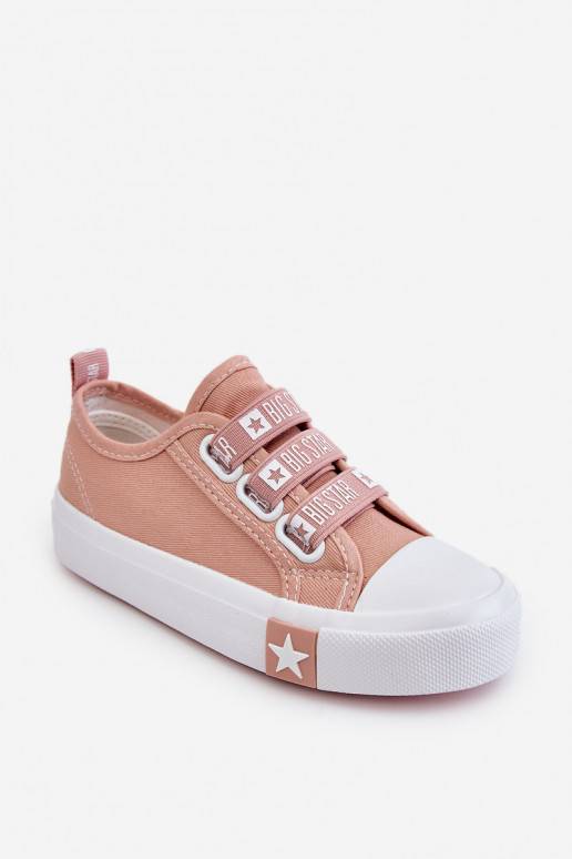 Vaikiški laisvalaikio batai Įsispiriamo modelio Big Star LL374008 rožinės spalvos