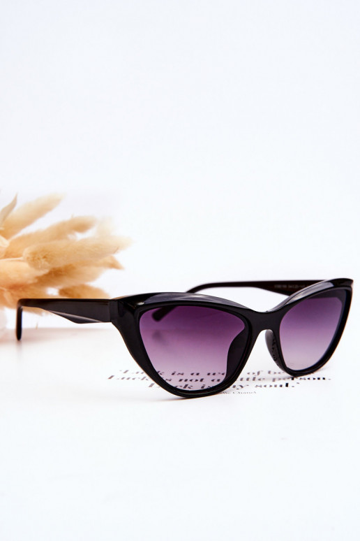  Akiniai nuo saulės Kocie Oko V090169 juodos spalvos Gradient violetinės spalvos