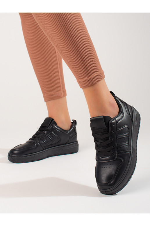 juodos spalvos Sneakers modelio batai Shelovet