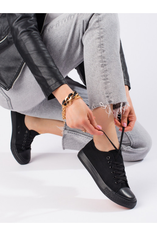 Klasikinio modelio juodos spalvos Moteriški batai  Shelovet