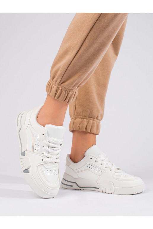 baltos spalvos Sneakers modelio batai Shelovet