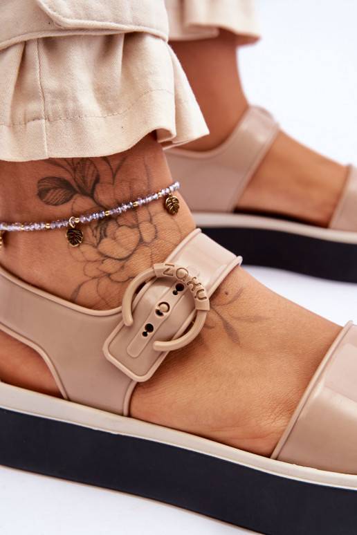 Pachnące Hipoalergiczne basutės  JJ285240 smėlio spalvos-juodos spalvos