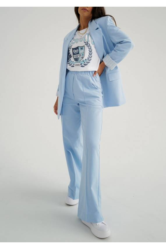 Zura - Oversize stiliaus švarkas žydros spalvos