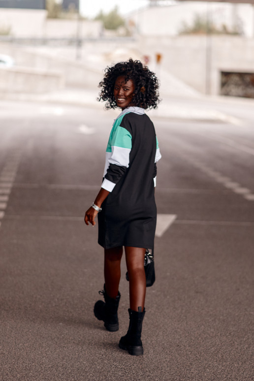 Moteriška suknelė   polo  FI648 Moteriška suknelė   polo  FI648