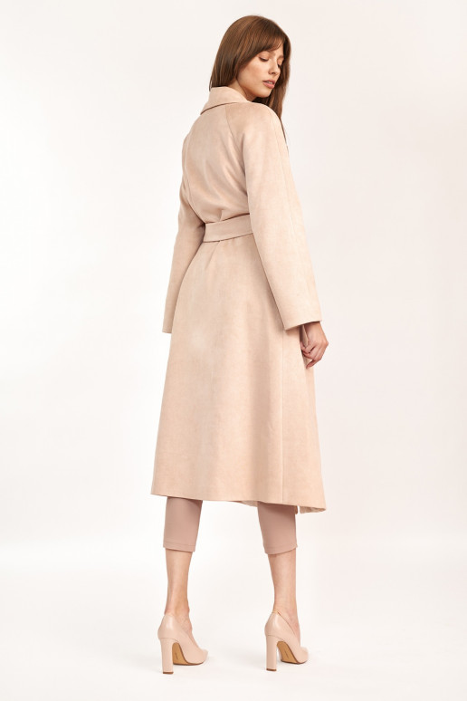 Plonas paltas su diržu Nife