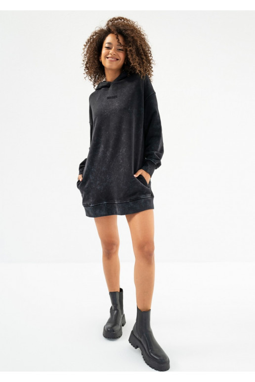 Viper - vintažinis juodos spalvos megztinis